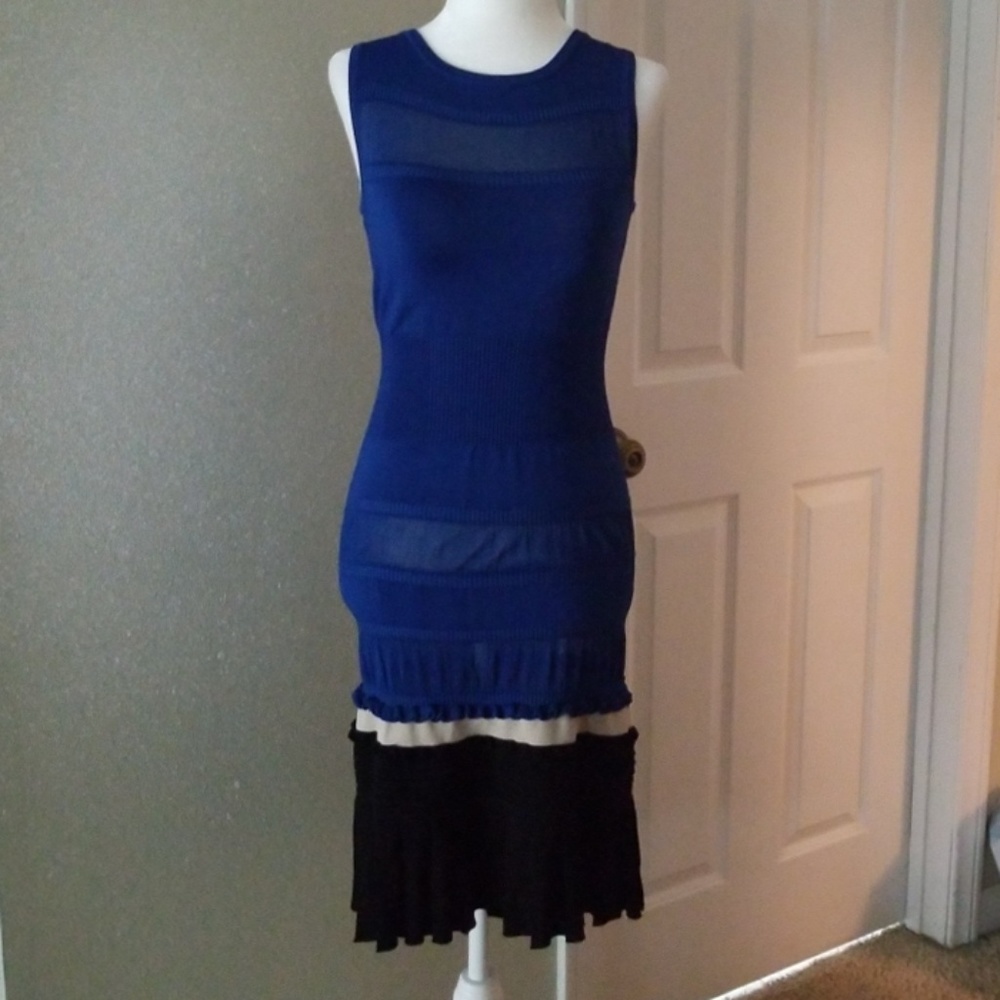 BNWT Karen Millen Tiered Flounce Dress